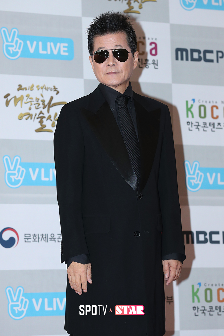 [포토S] 태진아, '올블랙' 의상