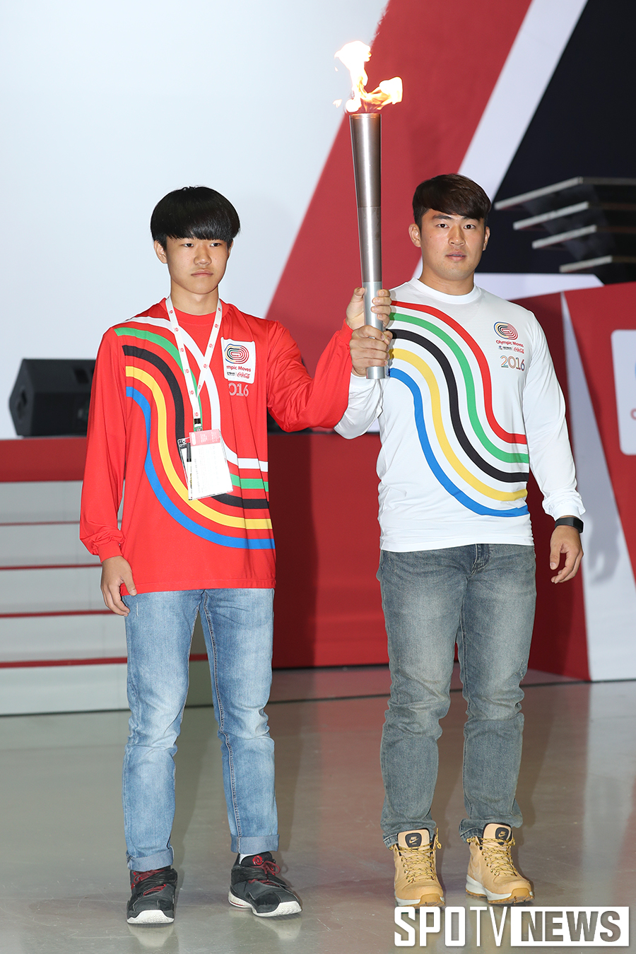 [포토S] 석영진, '모두의 올림픽' 성화 주자