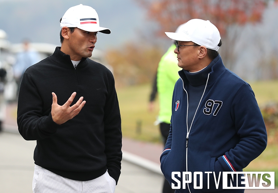 [포토S] 박찬호, 신나는 수다