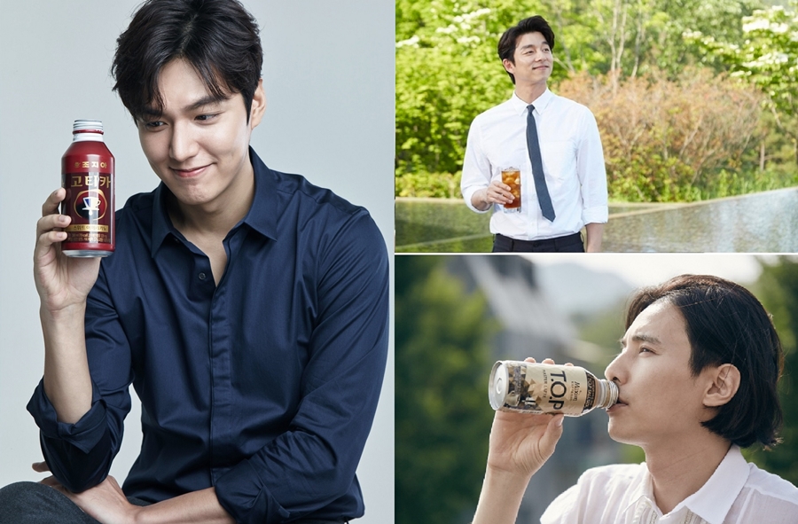 [이슈S]이민호-공유-원빈-강동원, 커피 광고모델 '미남 톱배우 전성시대'