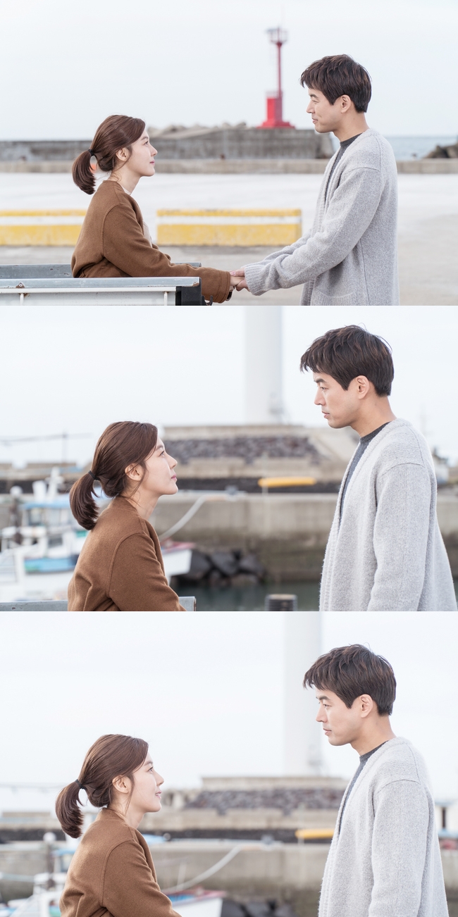 '공항가는 길' 김하늘-이상윤, 마주보고 웃으며 손잡았을 뿐인데 '감성폭발'
