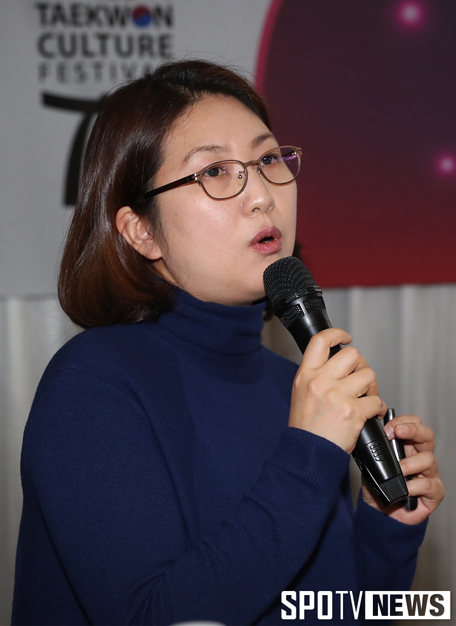 [포토S] 태권도 발전 포럼에 나선 김미옥 박사