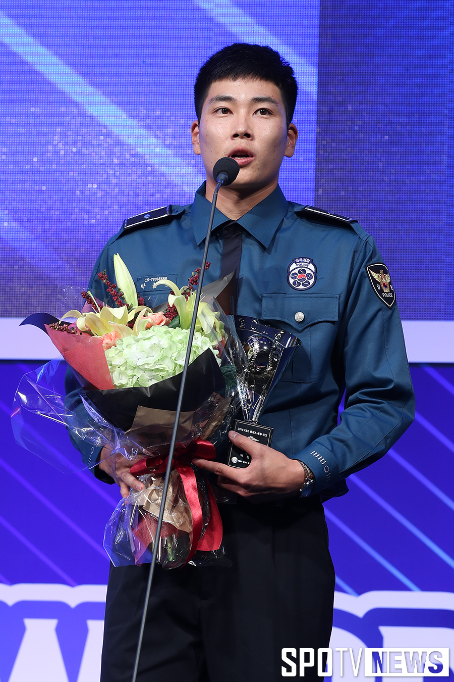 [포토S] 박찬도, 퓨처스리그 타자상 수상