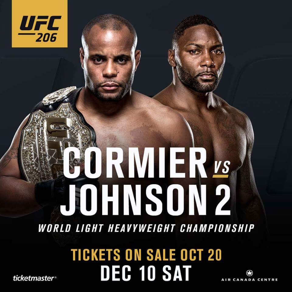 [속보] 다니엘 코미어 부상…UFC 206 타이틀전 무산