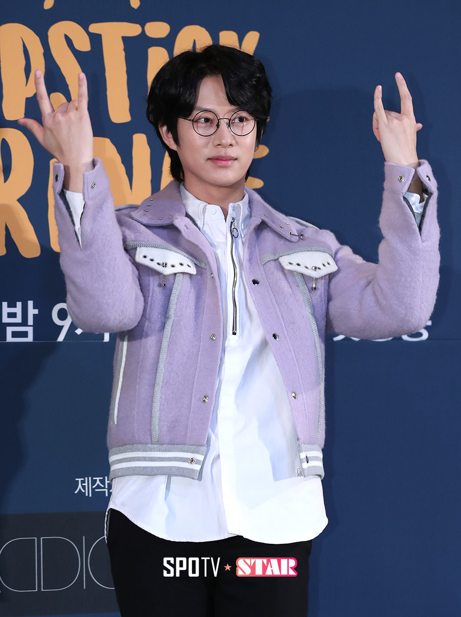 [포토S] 김희철, 스웨그 넘치는 단독MC ('립스틱 프린스' 제작발표회)