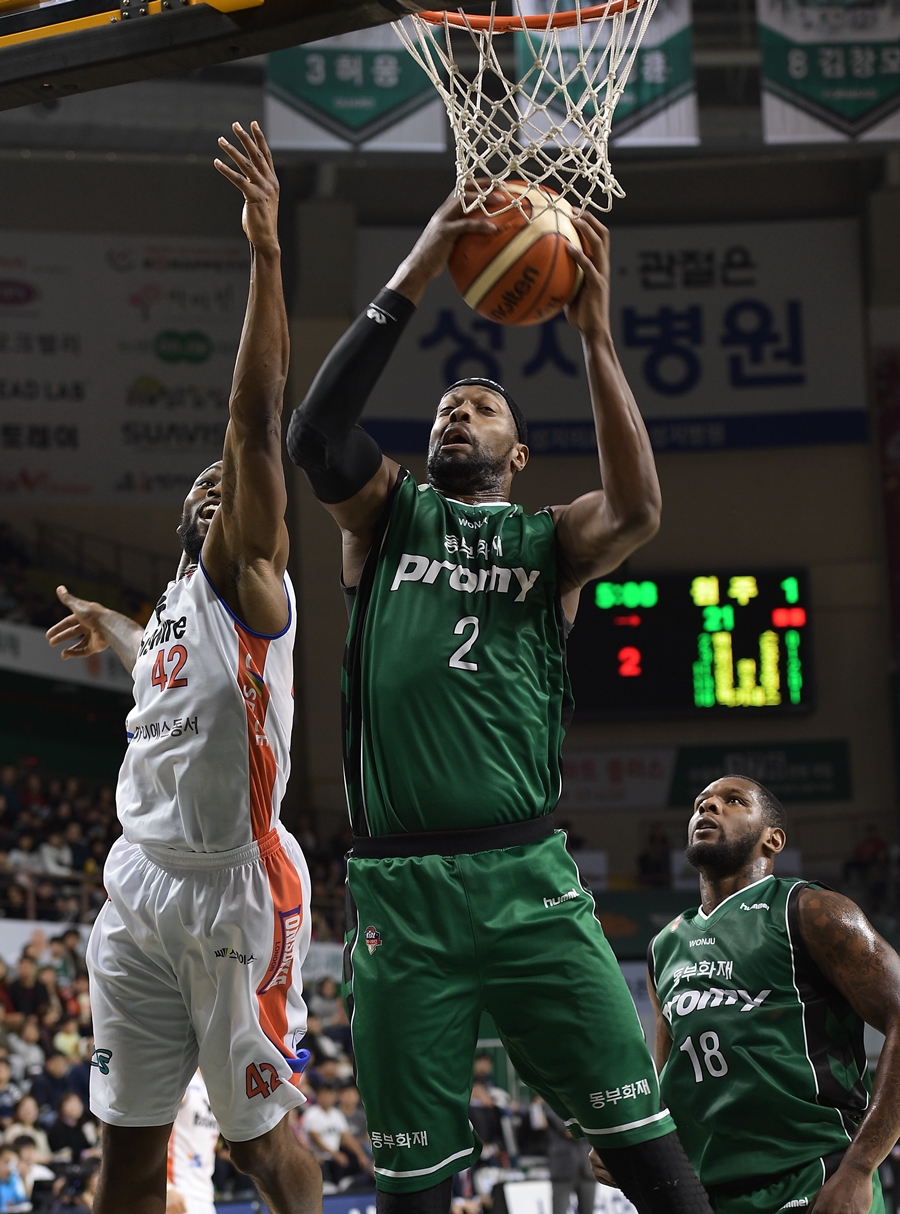 [KBL] 외국인 리바운드 4위, 동부 벤슨의 결정적 리바운드 1개