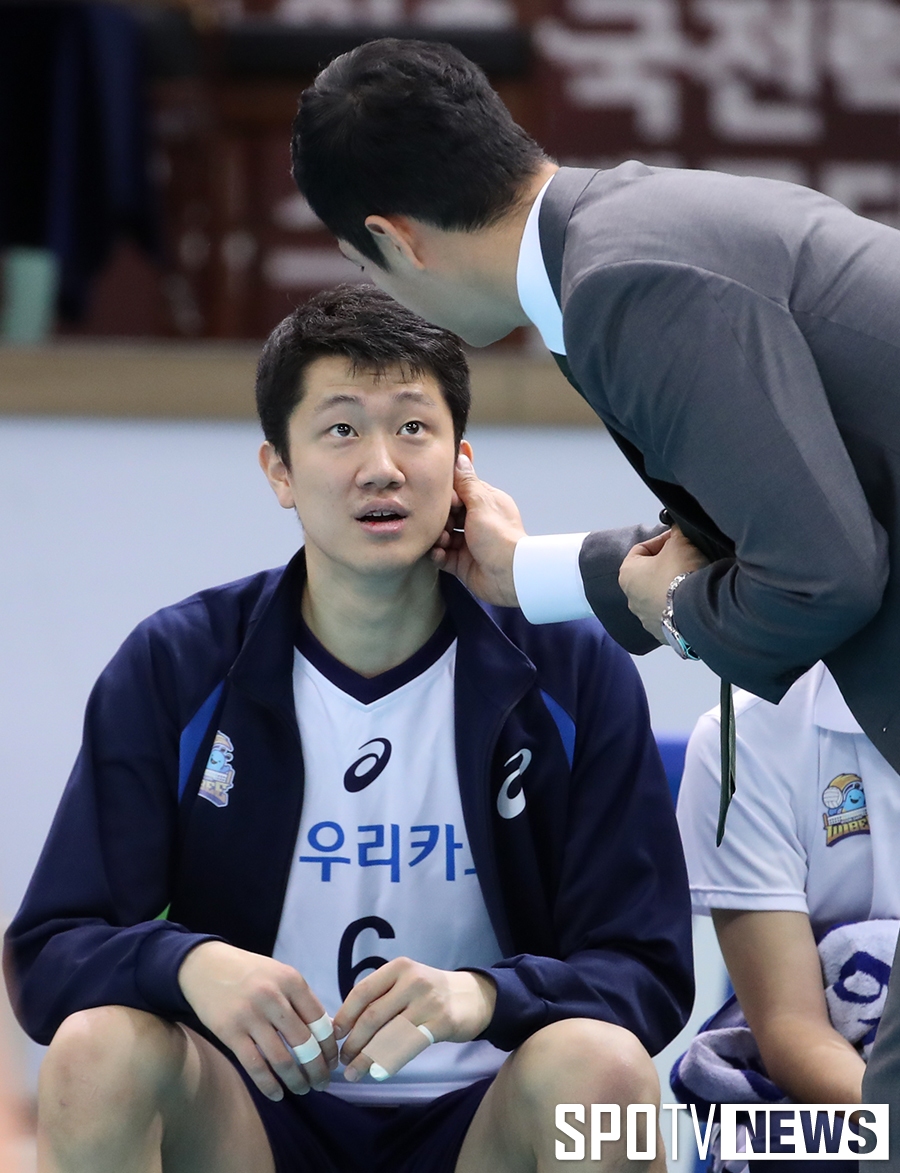 [포토S] 김상우 감독, 어여쁜 나경복