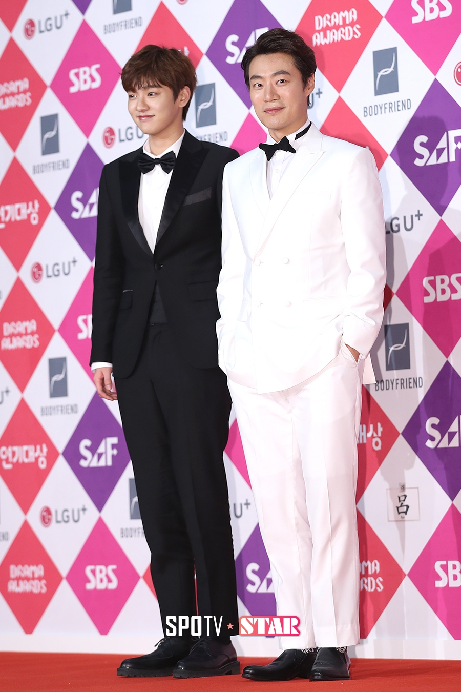 [포토S] 신원호-이희준, 흑백 조화 (SBS 연기대상)