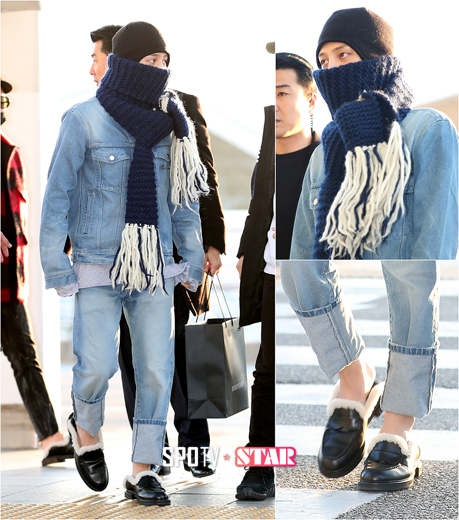 [스토리S] 지드래곤, 기대를 저버리지 않는 한겨울 청청 패션!