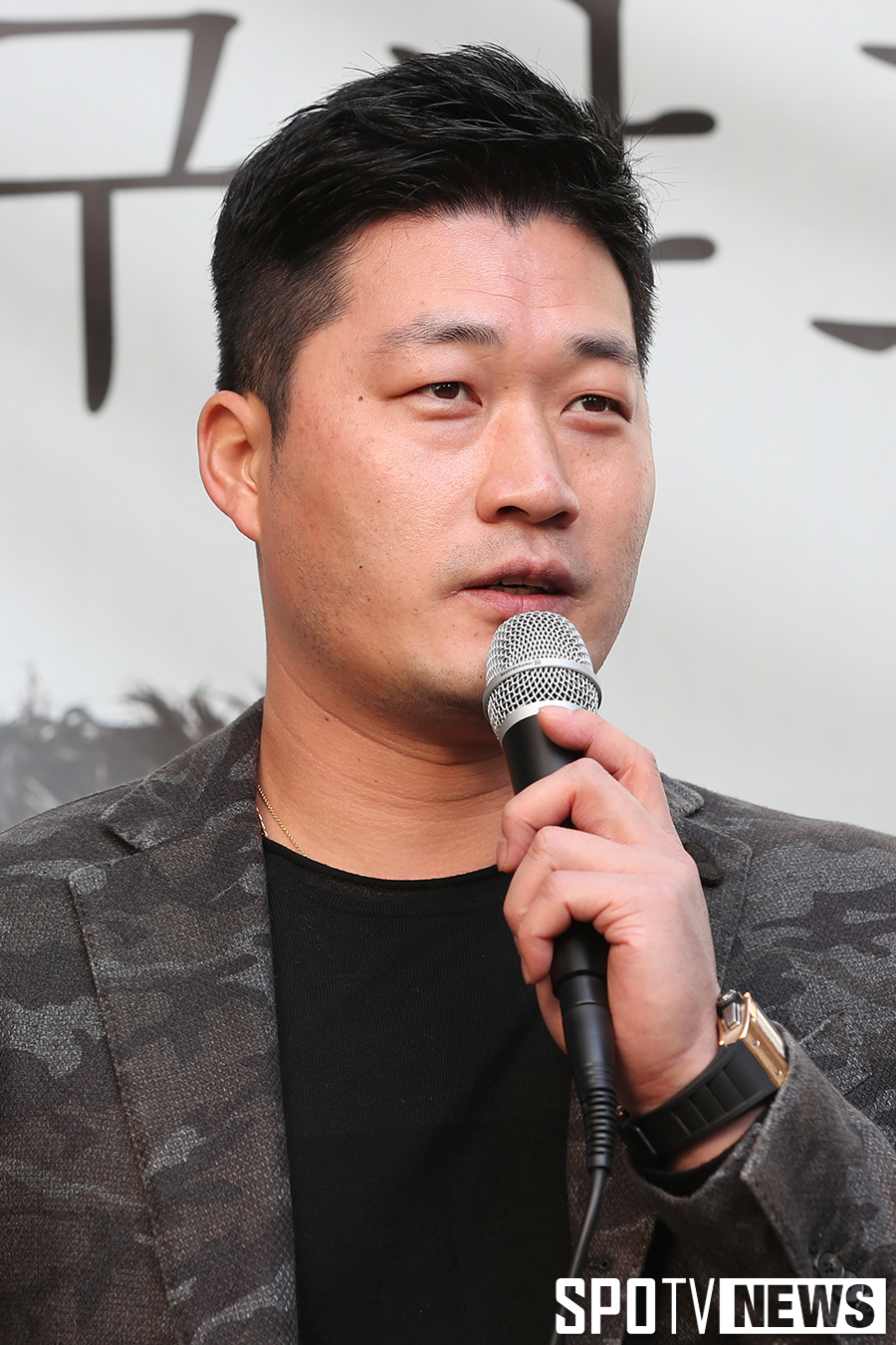 [포토S] 인사말 하는 오승환