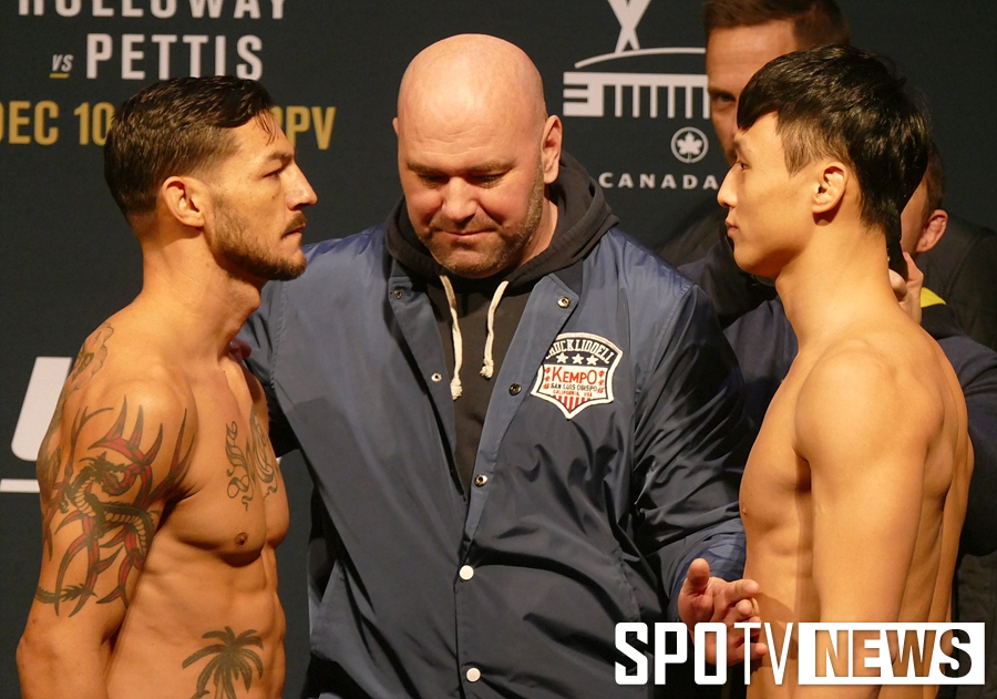 [영상] 데이나 화이트 "최두호 vs 스완슨, UFC 206 최고의 경기"