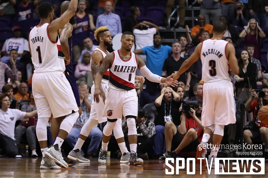 [NBA] '릴라드 공격 지휘 성공' POR, 4연패 탈출