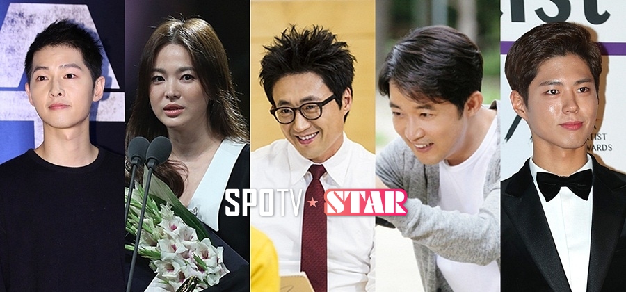 [KBS연기대상] 송중기-송혜교-박신양-안재욱-박보검…'넘치는 대상 후보'