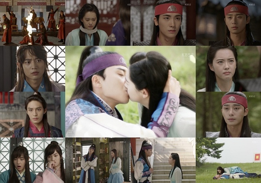 '화랑' 박서준-고아라, 인공호흡 입맞춤 '봇물터진 로맨스'