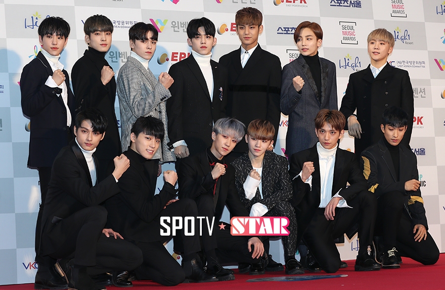 [포토S] 세븐틴, '우리가 케이팝 국가대표!'