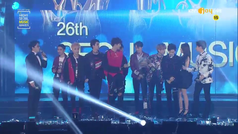 [서울가요대상-종합] 엑소, 4년 연속 대상 그리고 2016 '그랜드슬램'