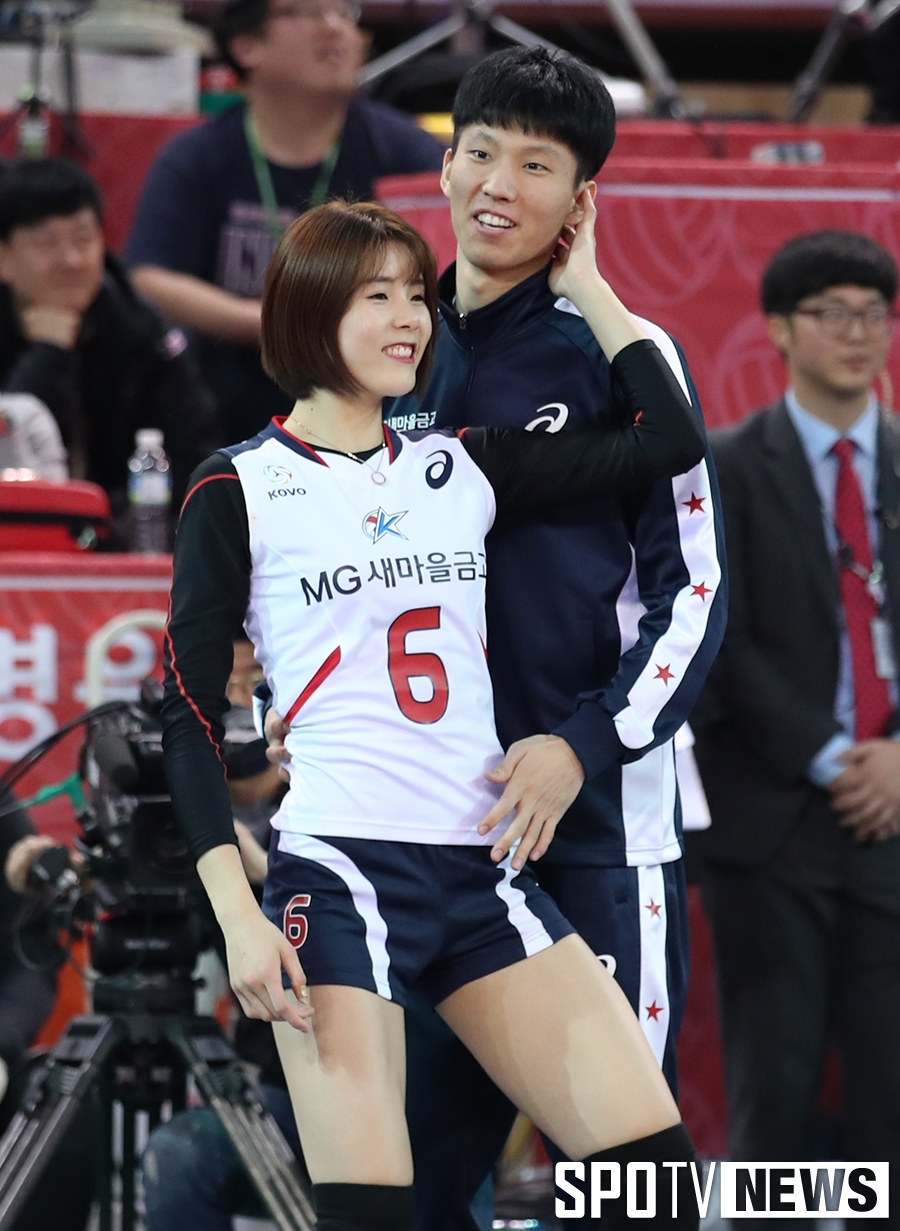 [포토S] 이다영-황택의, 후끈한 세리머니