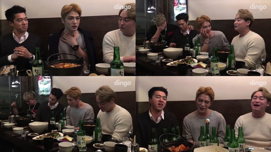 김재중, 군 동기들과 소주 한 잔에 회포 풀며 폭풍 라이브까지 '전우애 폭발'