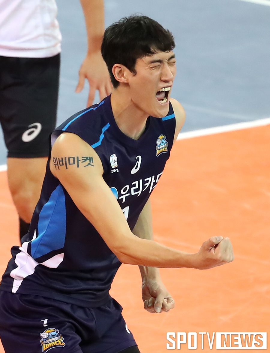 [포토S] 박진우, '아자자!'