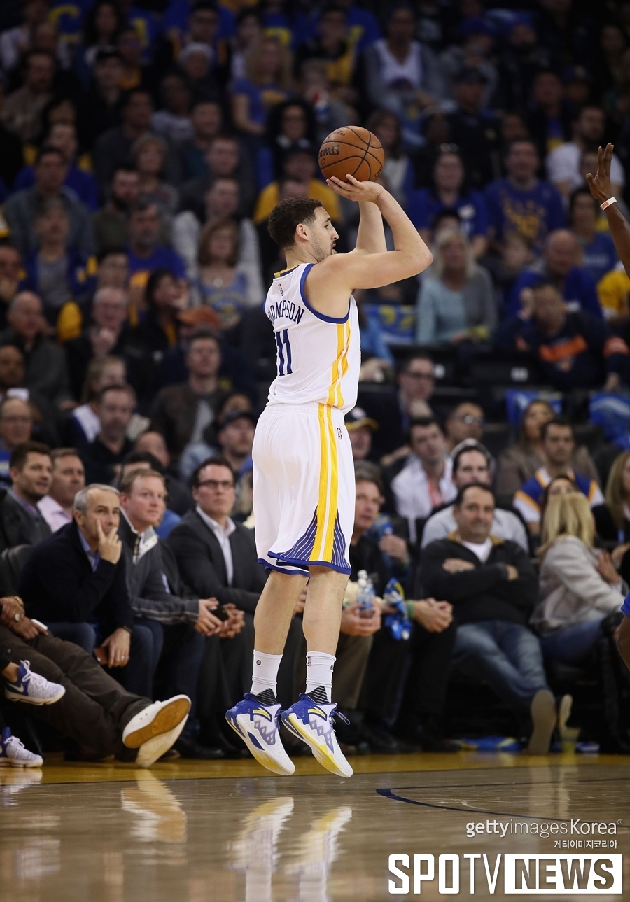 [NBA 영상] GSW '슈터' 톰슨, '3점슛 왕' 타이틀 지킬까