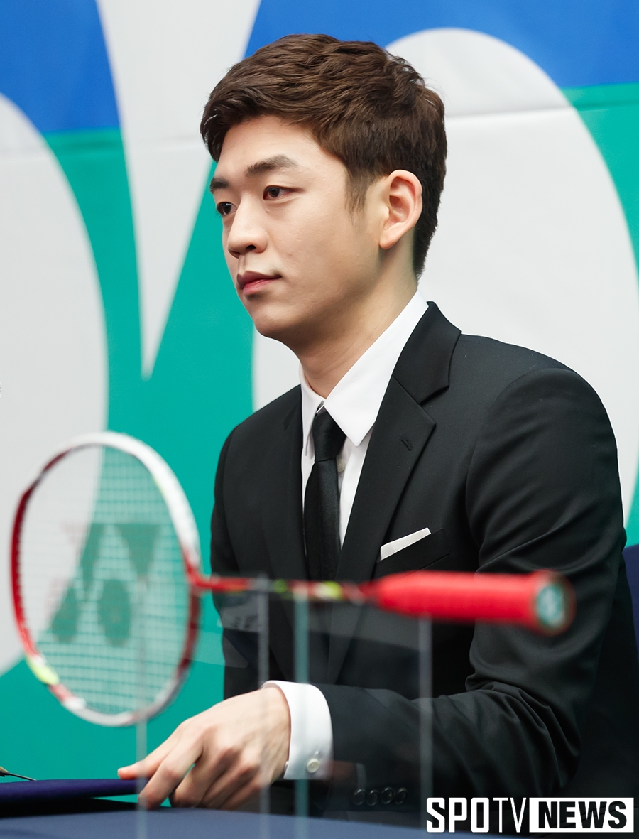 [포토S] 이용대, 슈트핏은 CEO