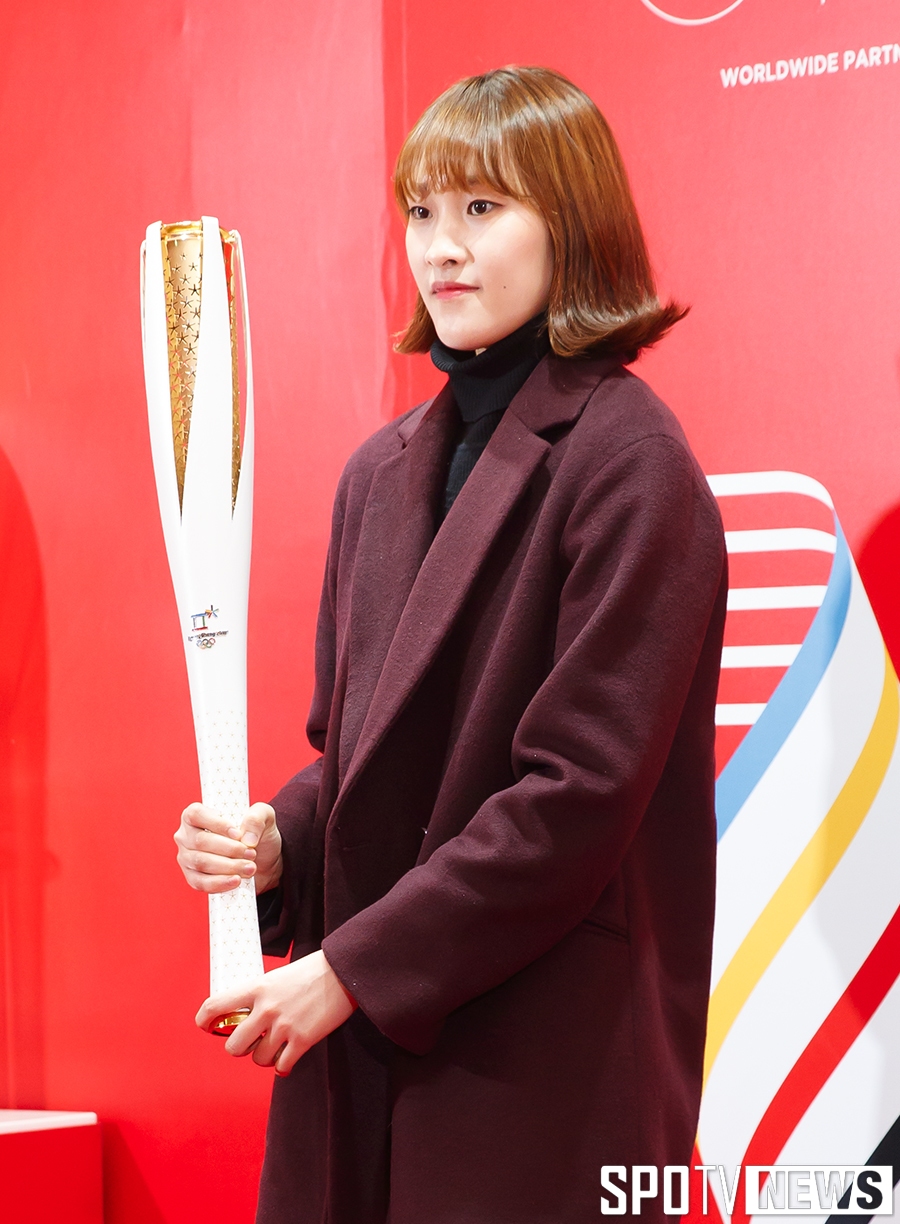 [포토S] 포토월에 오른 태권도 국가대표 김소희