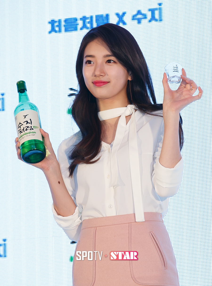 [포토S] 수지, 너무 청순한 소주 모델