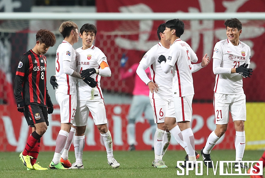 [포토S] FC 서울 꺾고 ACL 첫 승리 거둔 상하이 상강