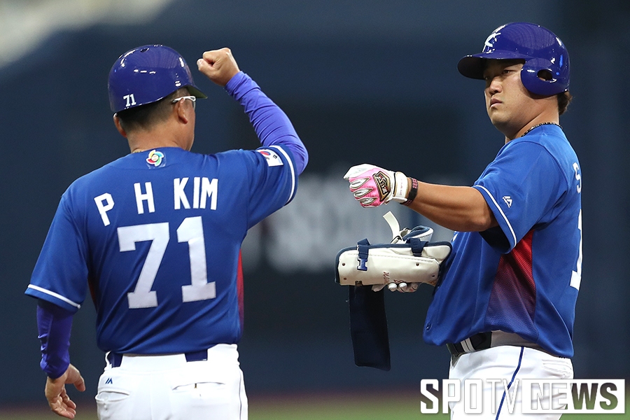 [포토S] '역전타' 박석민, '코치님 저 잘했죠?'