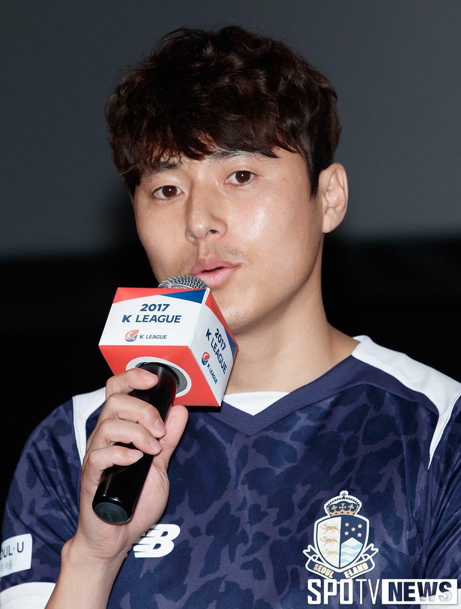 [포토S] 백지훈, '이랜드FC의 돌풍, 기대하세요'