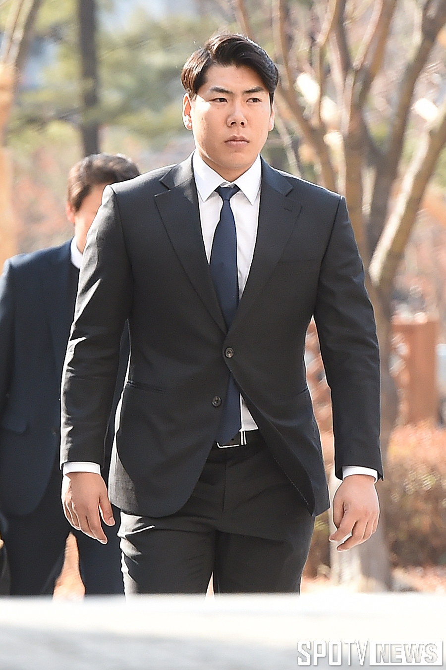[포토S] 강정호, 1심 징역 8월 집행유예 2년 선고
