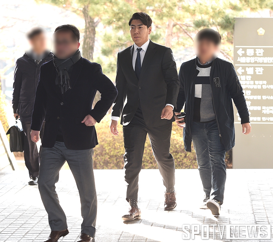 [포토S] 강정호, 집행유예 8월 선고 선수생활 최대위기 직면