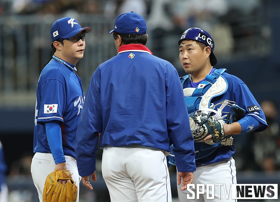 [포토S] 흔들리는 선발 양현종