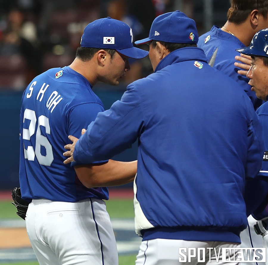[포토S] 김인식 감독, '승환이가 팀을 구했네'
