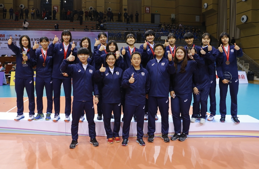 한국, 아시아유스여자배구선수권 3위…8월 세계선수권 출전권 획득