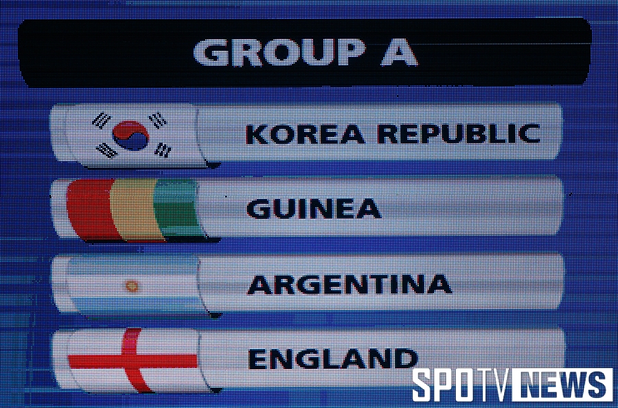 [포토S] 'FIFA U-20 월드컵' 대한민국, 강호 아르헨티나-잉글랜드와 한 조