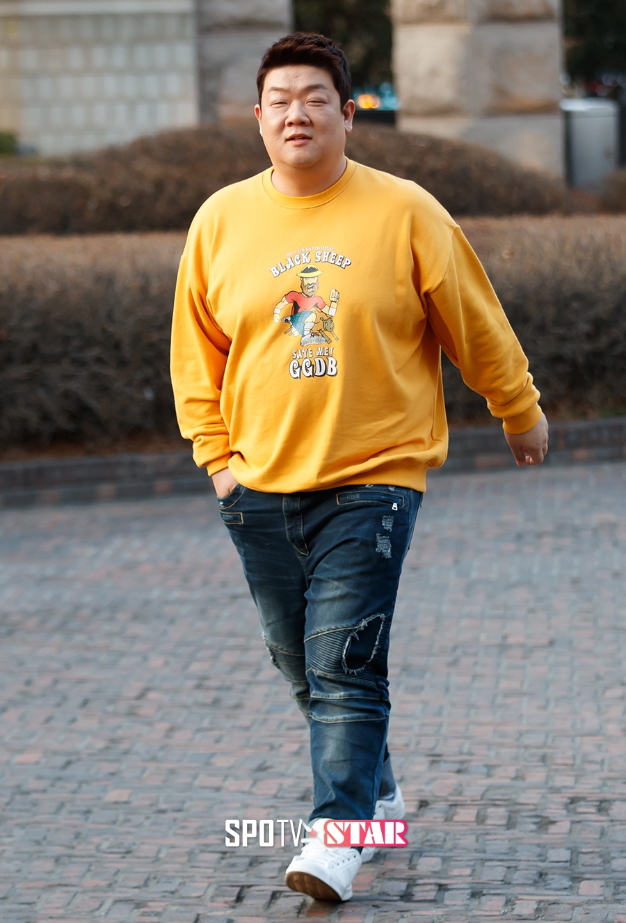 [포토S] 유민상, 편안한 복장으로 결혼식 참석