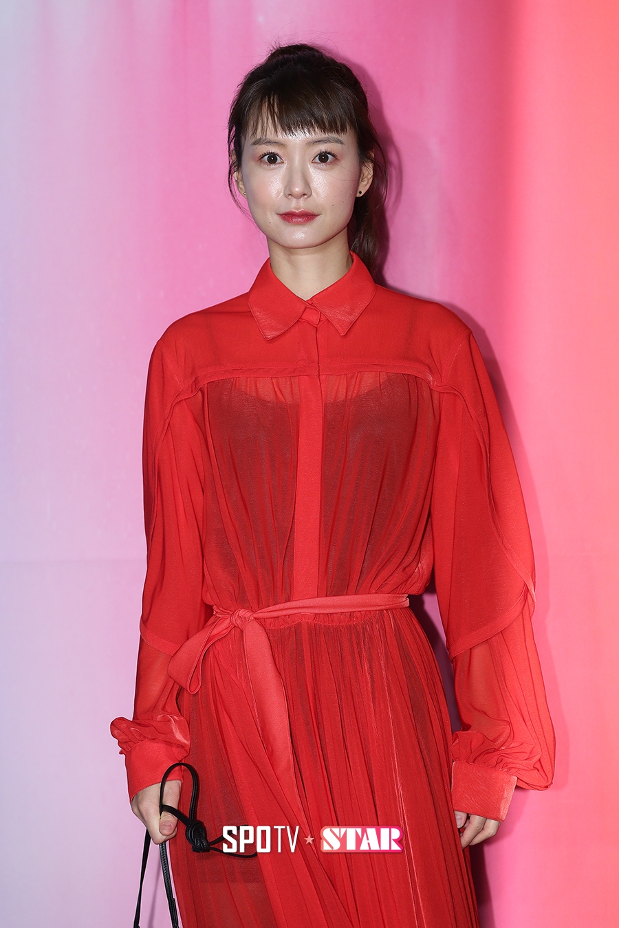 [포토S] 정유미, 매혹적인 레드