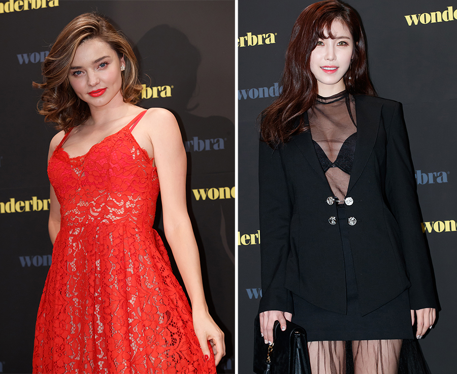 [스토리S] 란제리 쇼에서 만난 섹시 미란다 커-파격 전효성의 시스루 대결