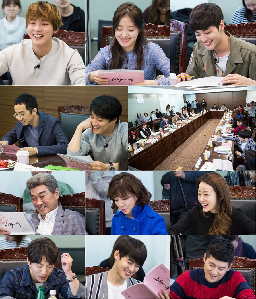 '최고의 한방' 윤시윤-이세영-김민재, 대본리딩 포착…차진 연기력 폭발