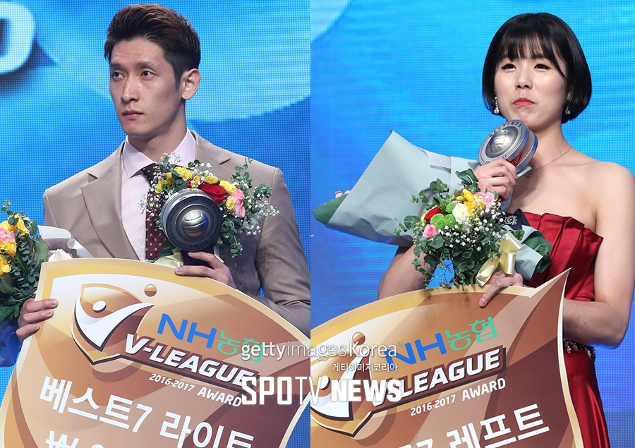 [V리그 시상식] 문성민, 2년 연속 MVP 영광…이재영, 첫 MVP(종합)