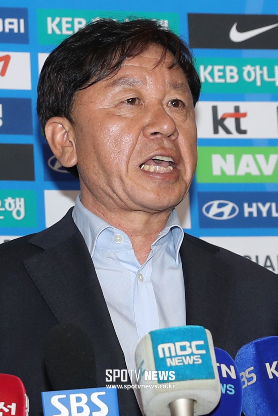 [포토S] 정해성 수석 코치, '대표팀 분위기 살리겠다'