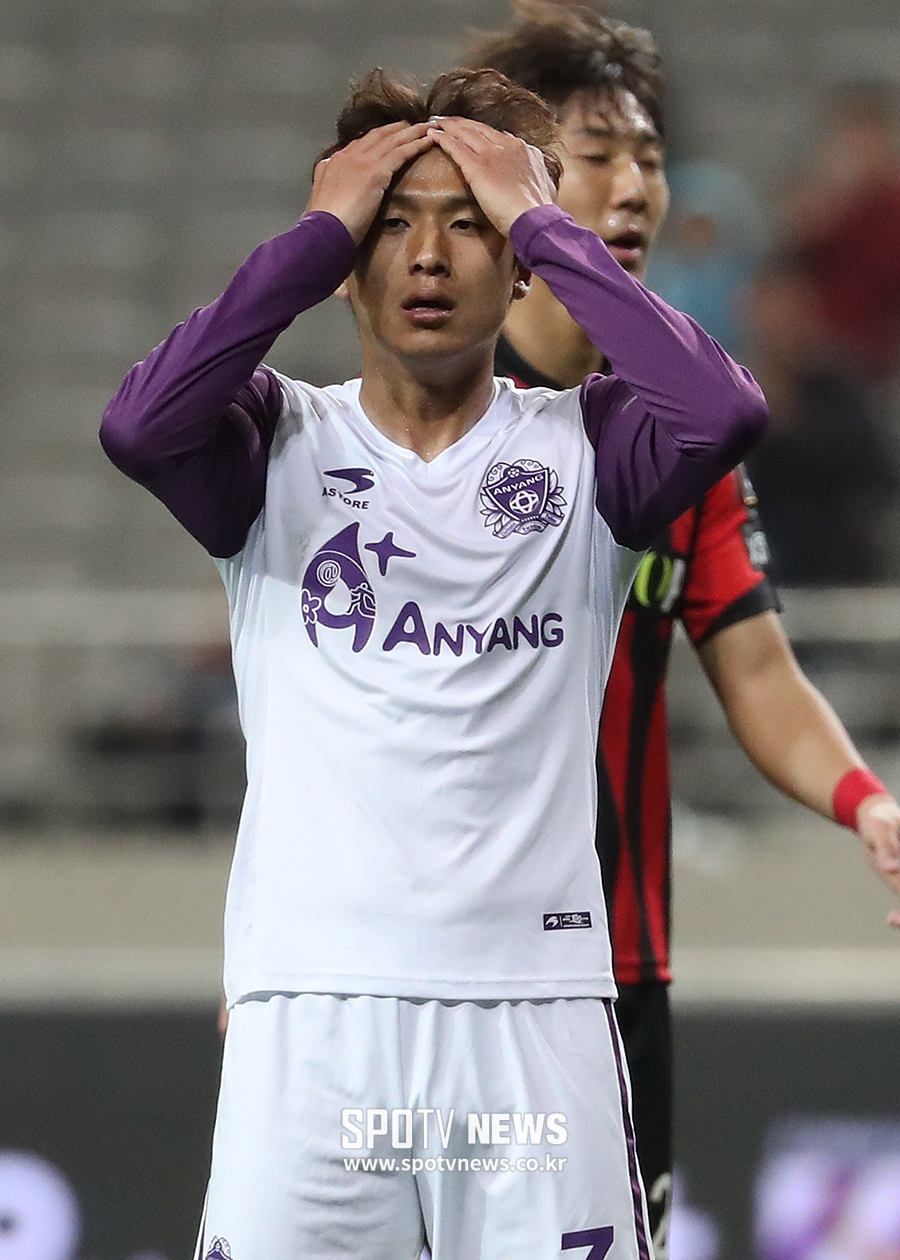 [포토S] FC안양 김민균, '그게 안들어가다니'