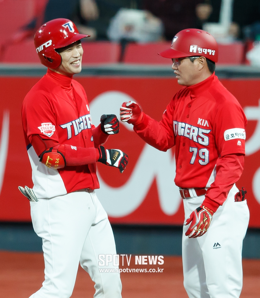 [포토S] 김민식, '운이 좋았네'