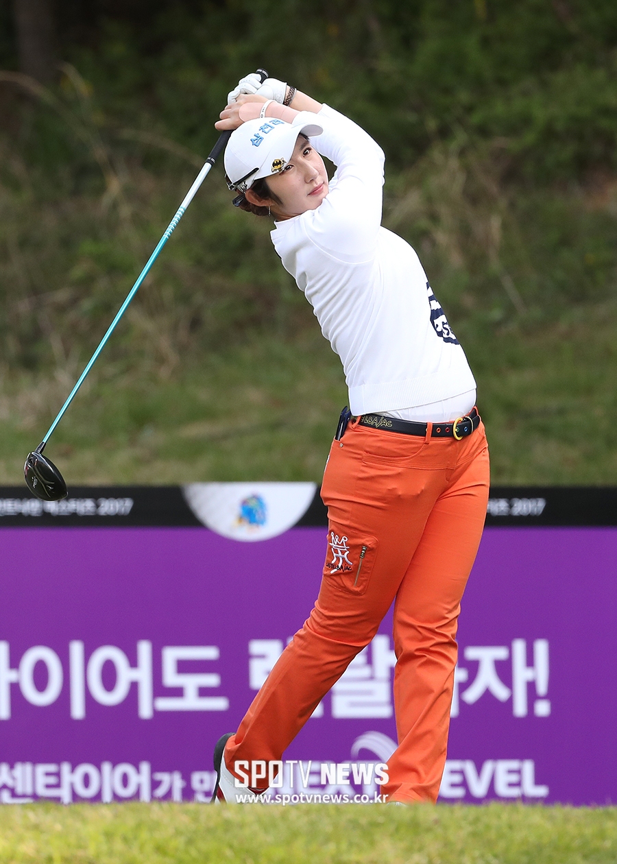 [포토S] 배선우, 감기 걸린 몸으로 공동 선두
