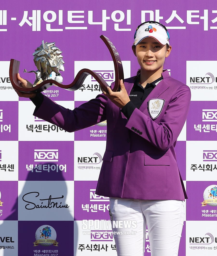 [포토S] 김민선, KLPGA 첫 와이어투와이어 우승!