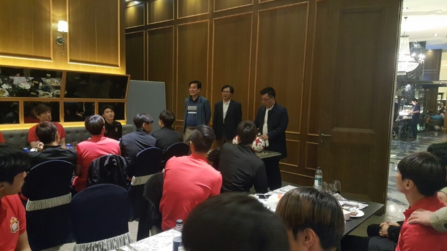 [K리그] 경남FC, 한마음창원병원 이사장 초대로 승리의 만찬