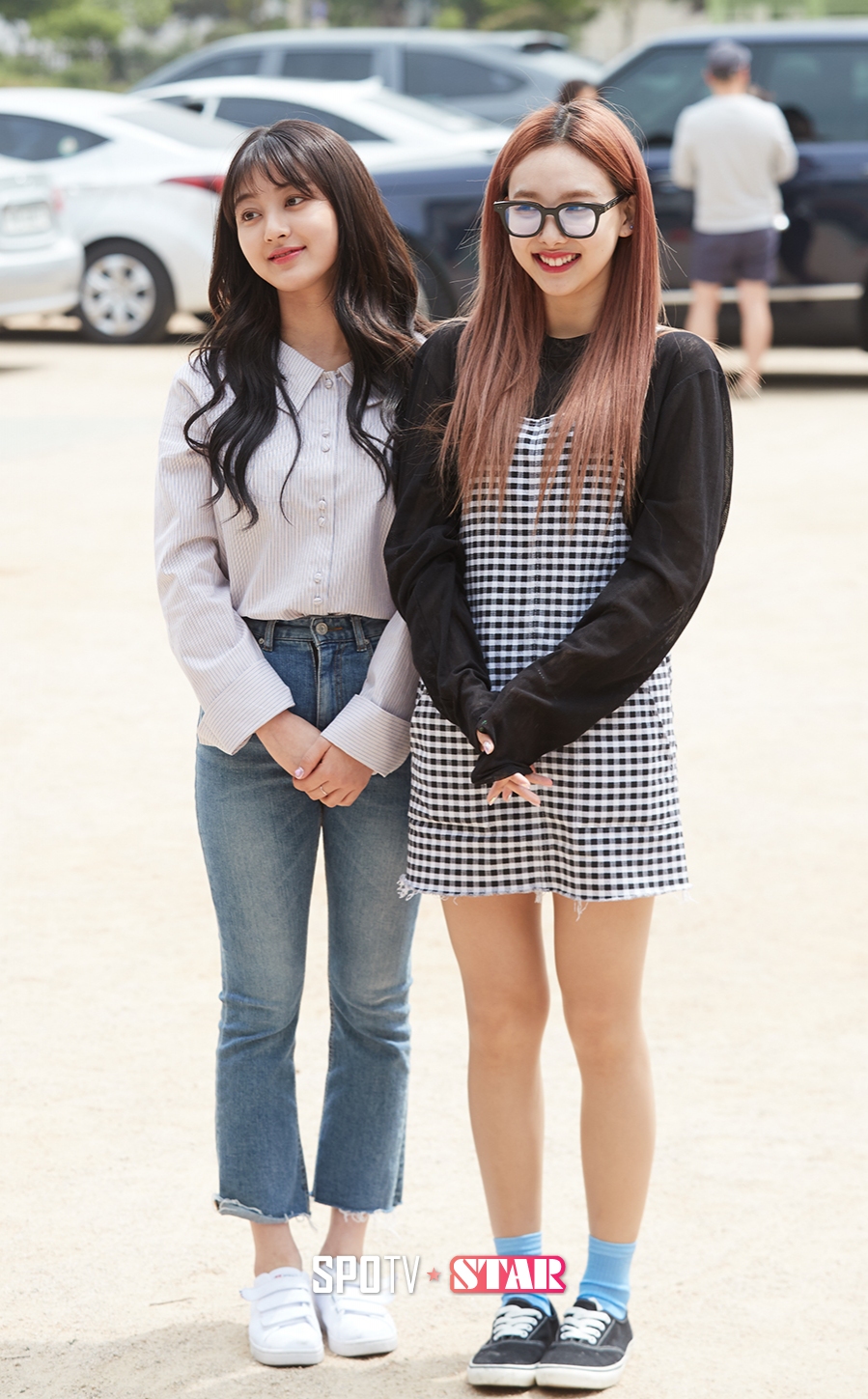 [포토S] 트와이스 지효-나연, '두근두근' 첫 투표