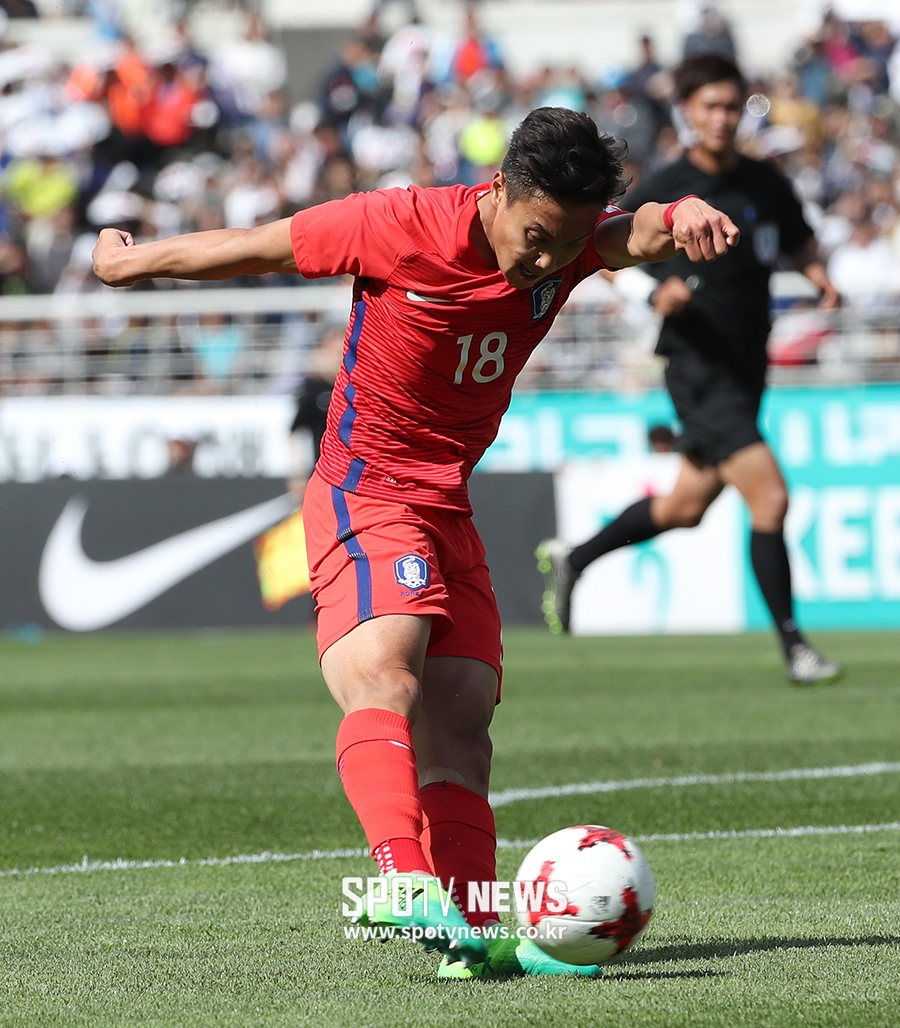 [포토S] 추가골 성공시키는 백승호