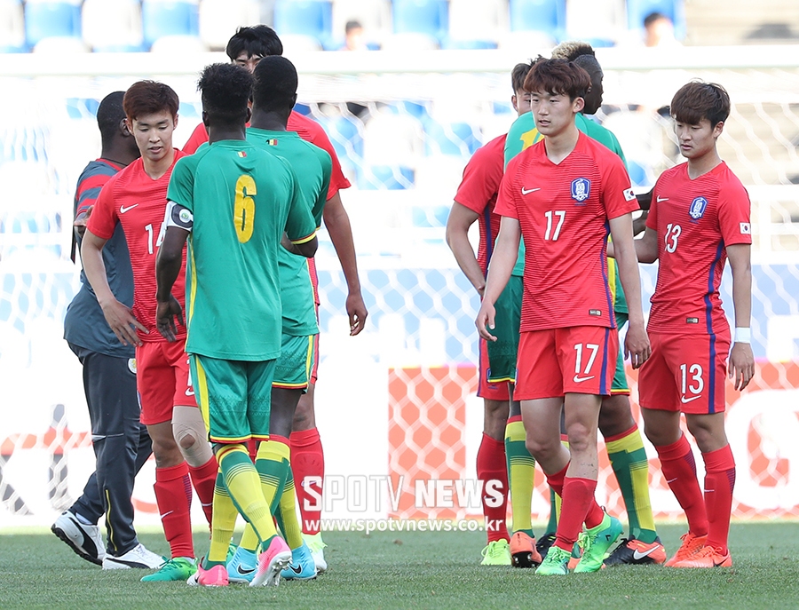 [포토S] U-20 대표 팀, '최종 평가전은 무승부'